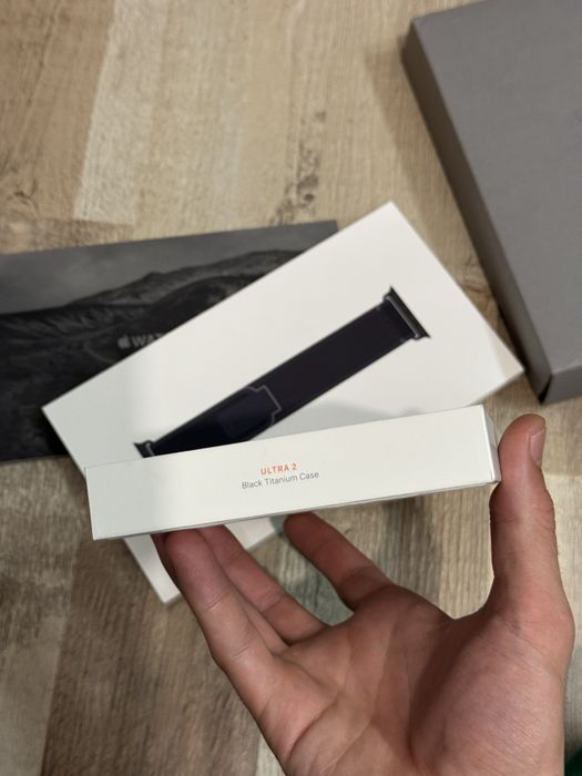 Apple Watch Ultra 2 Black Titanium, GPS+Cellular 49mm, full nox!