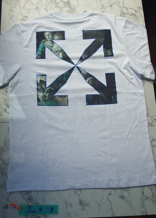 Tricou Off-White Caravaggio Alb