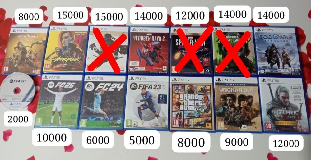 Игры диски для Playstation 4-5