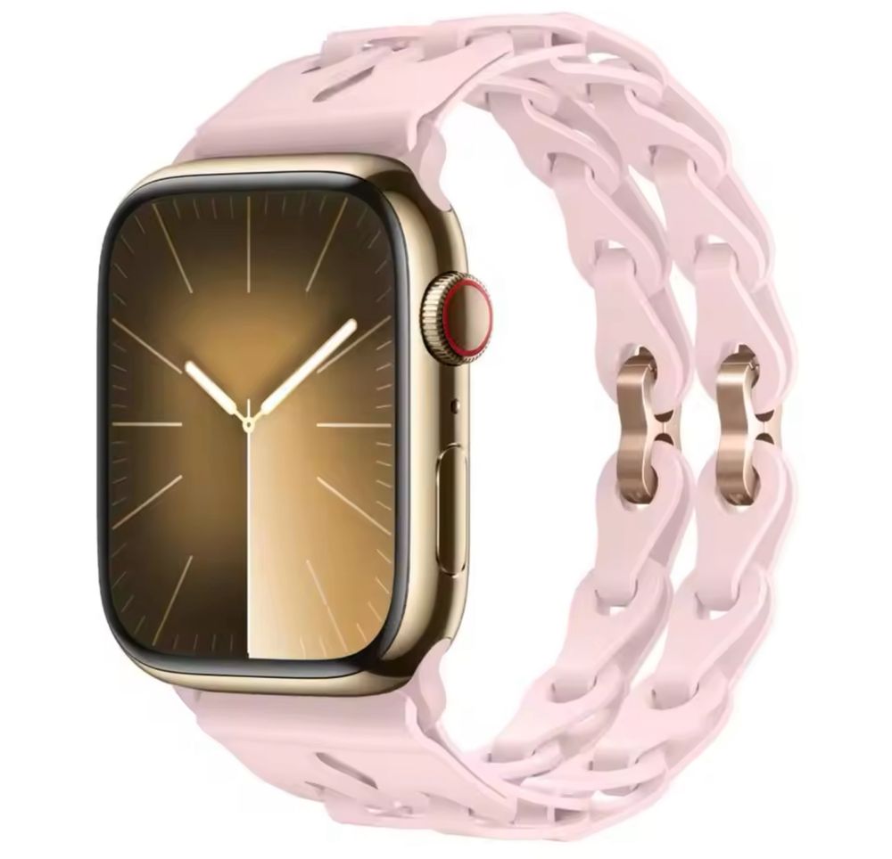 Curea Bratara Silicon Double Ceas Apple Iphone Husa Folie