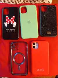 Iphone 11 case - 5 броя калъфчета като нови