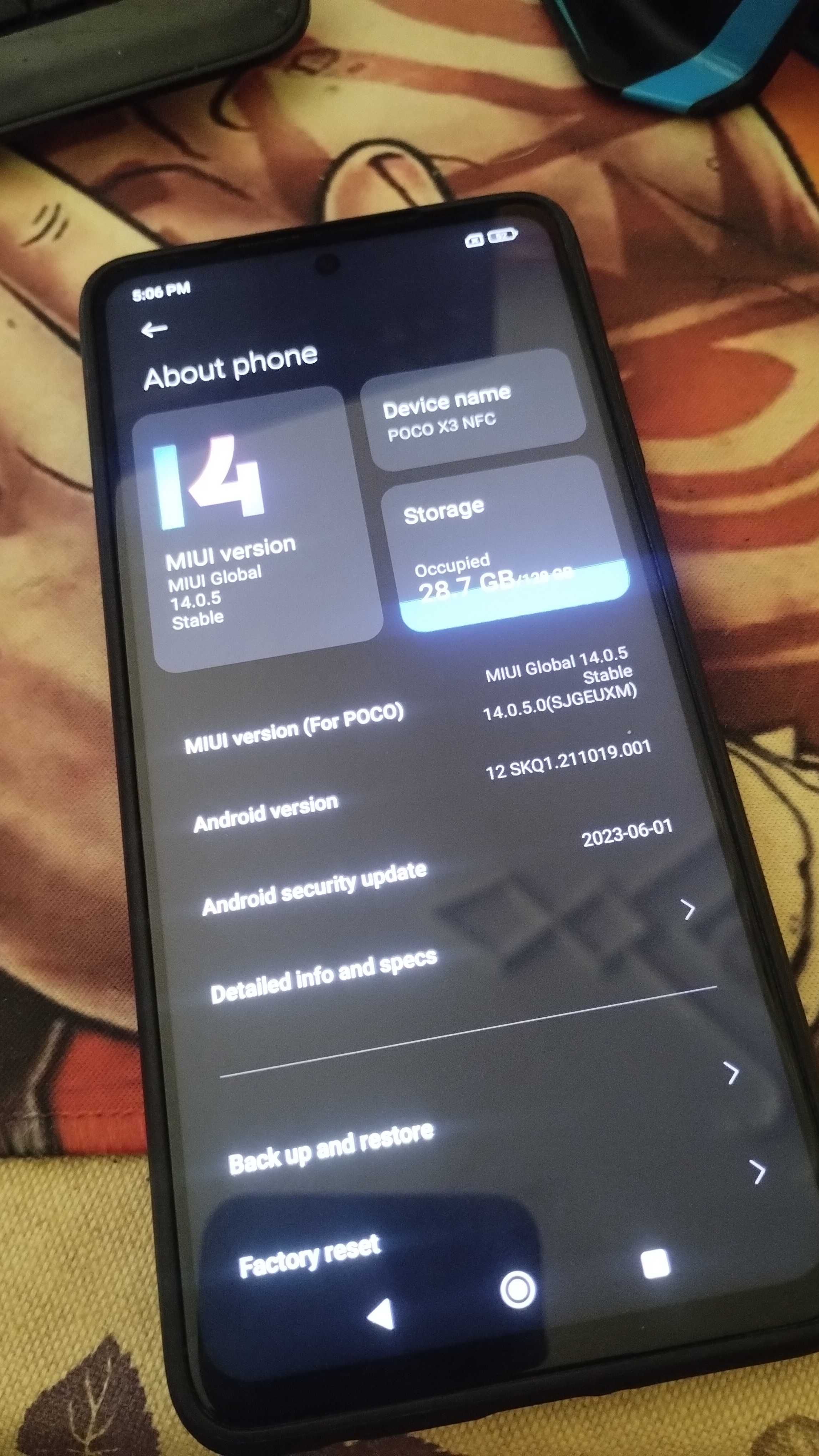 Xiaomi Poco X3 NFC 8/128GB супер запазен с нов калъф, зарядно и кабел!