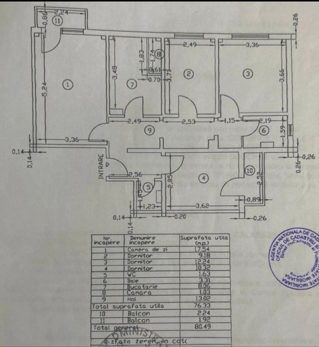 80,49 mp • Viziru (Cal. Călărașilor) • Etaj 6/10