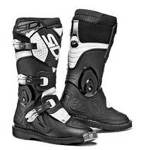 Детски ботуши  SIDI FLAME BLACK-WHITE крос мотор ендуро детски