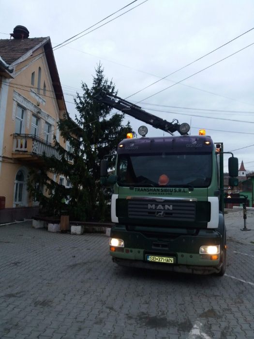 Inchiriere camion cu macara Sibiu.