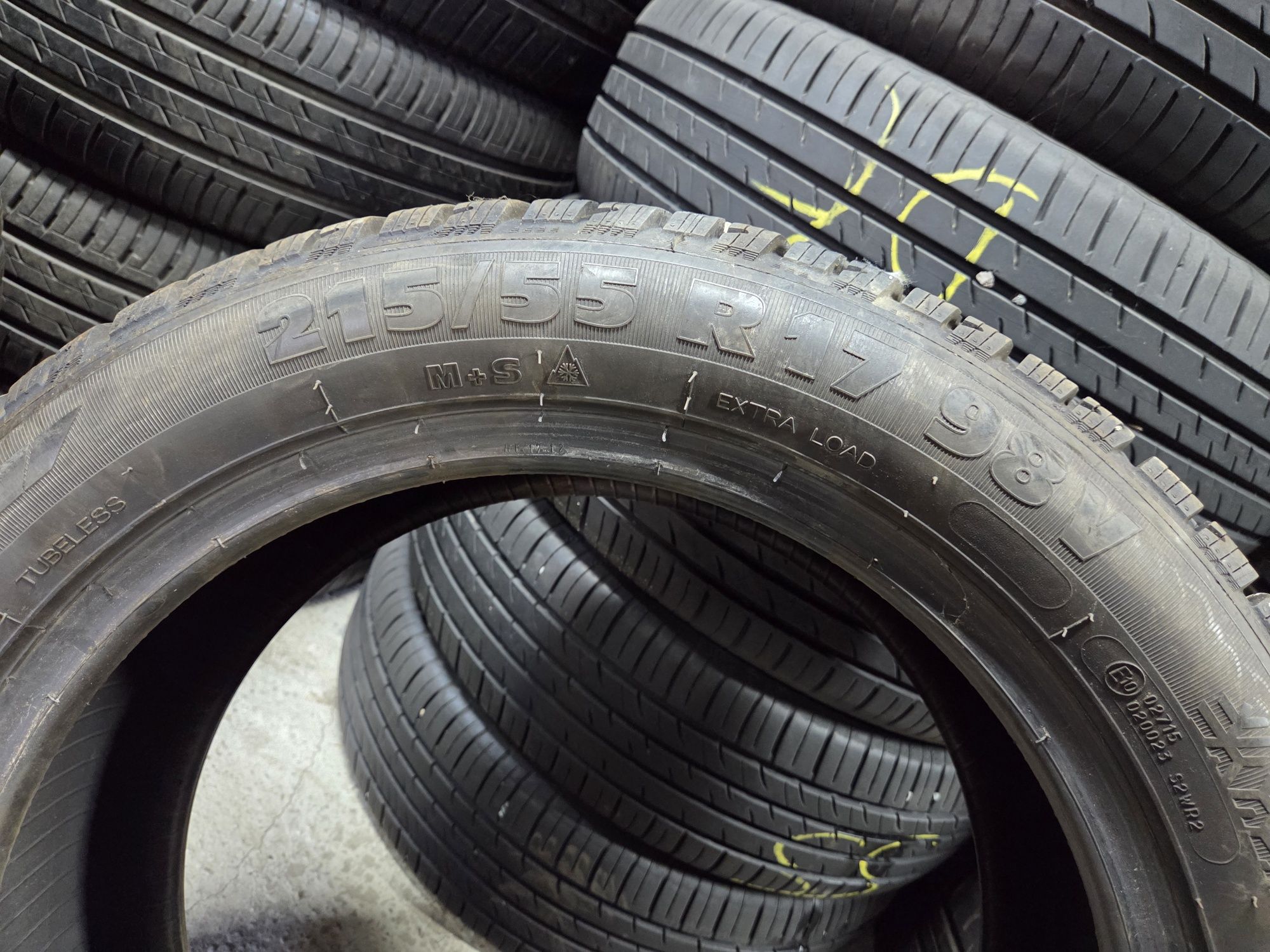 Set 4 anvelope SH iarna Riken 215/55/17 dot 2023