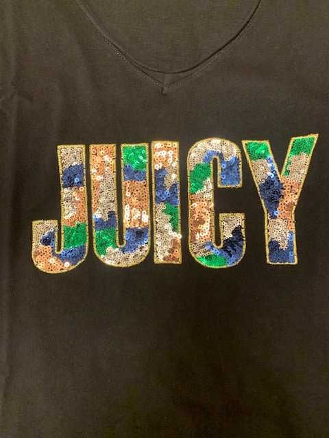 Tricou negru JUICY
