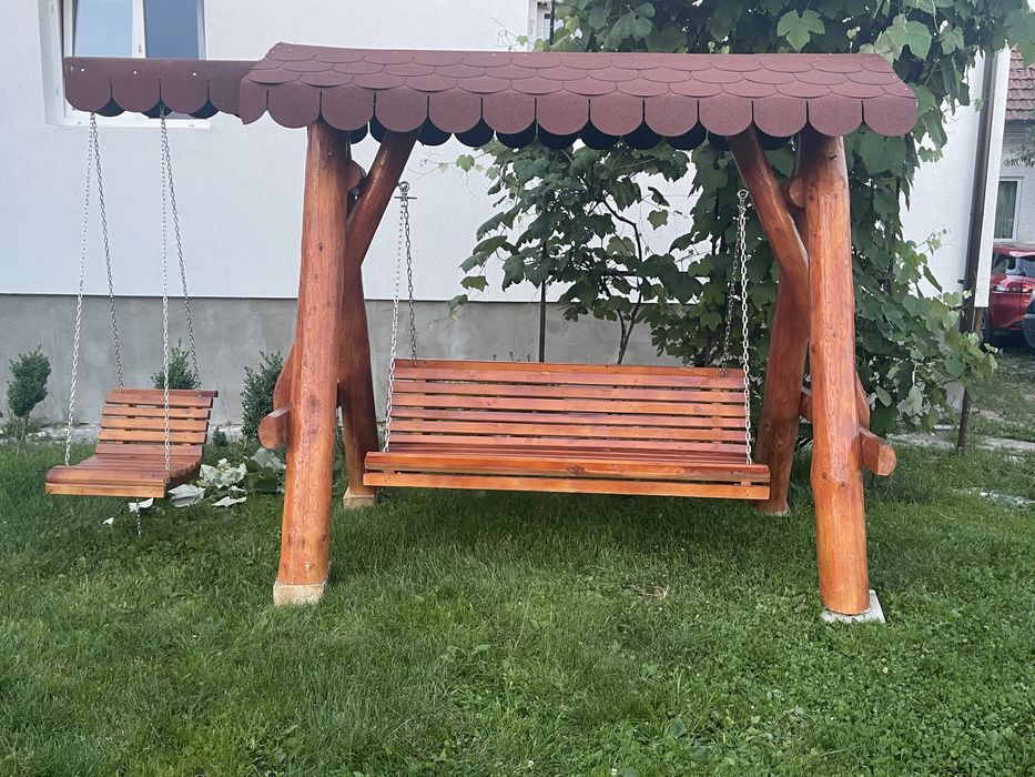 Balansoar rustic / leagan pentru copil
