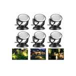 Set 6 lumini LED exterior, Alb cald, 2.5W, 12V, IP67, Negociabil