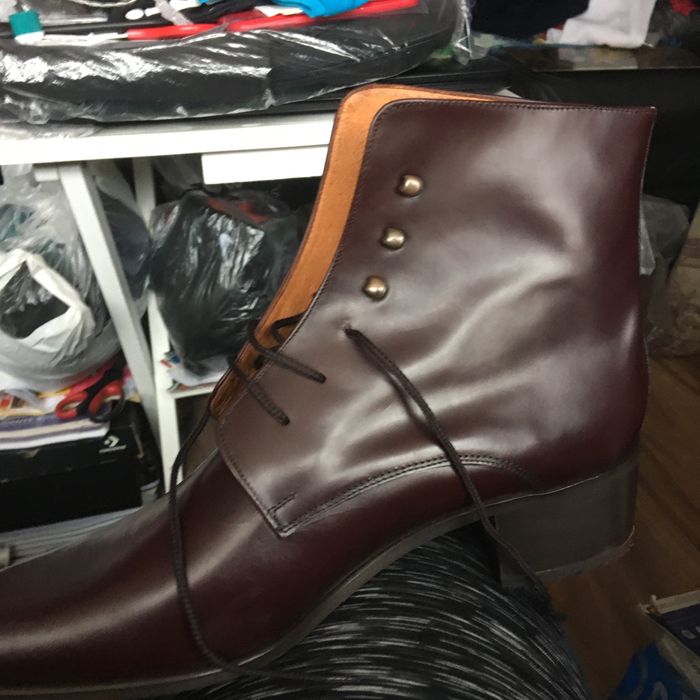 Нови италиански боти, размер 45, естествена кожа