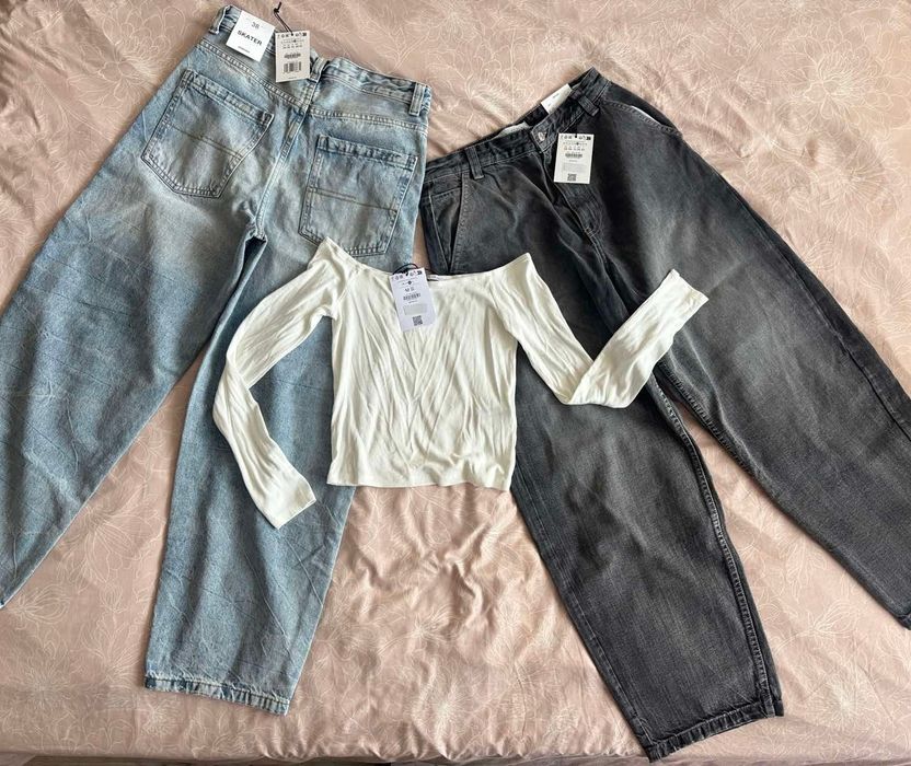 Дамски дънки Bershka 38