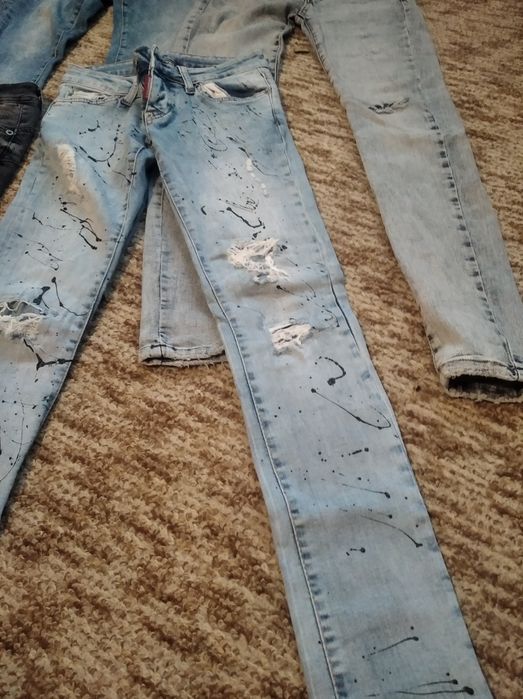 Голям лот дънки р.146само за 10лв.всичко