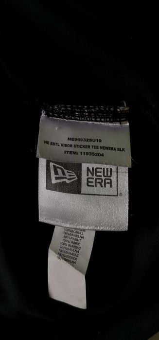Tricou bărbați New Era Visor Sticker Tee 59FIFTY măr XS Negru ca nou