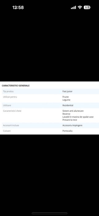 Storcator de fructe cu centrifuga 800W