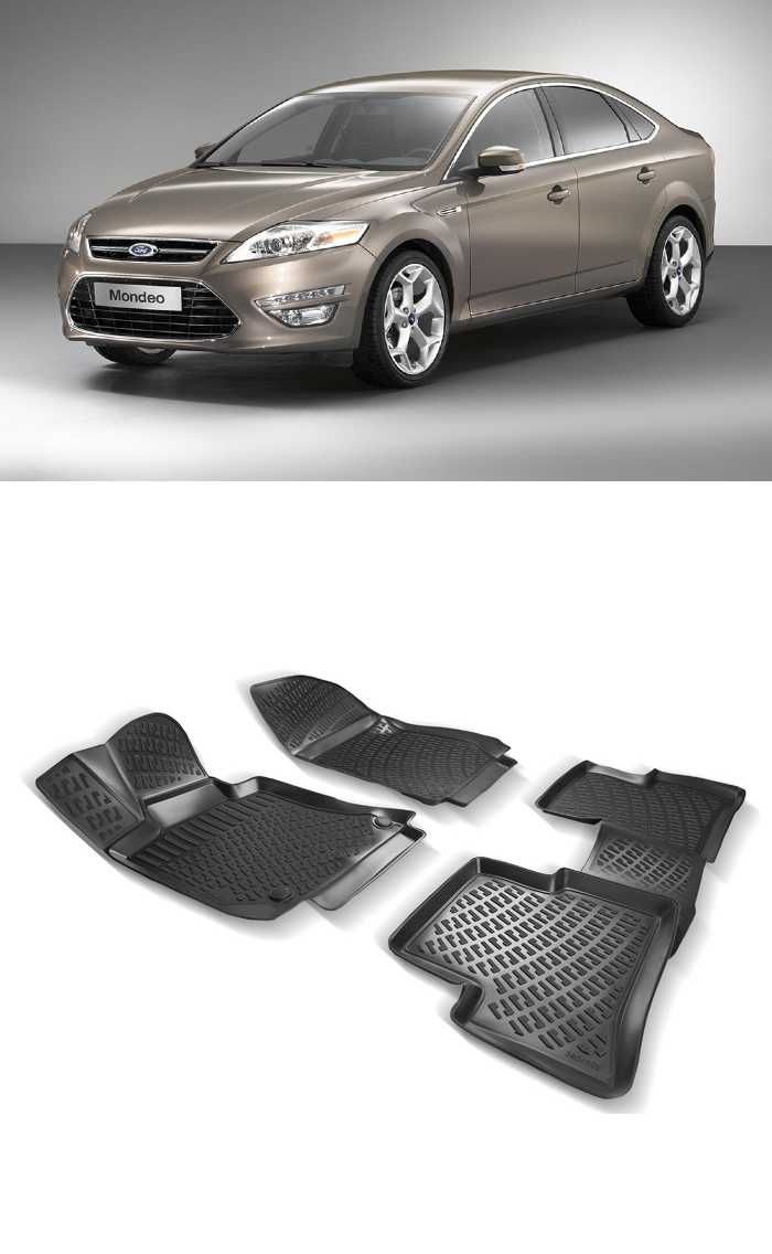 Гумени стелки RizLine съвместими с Ford Mondeo 2007-2014