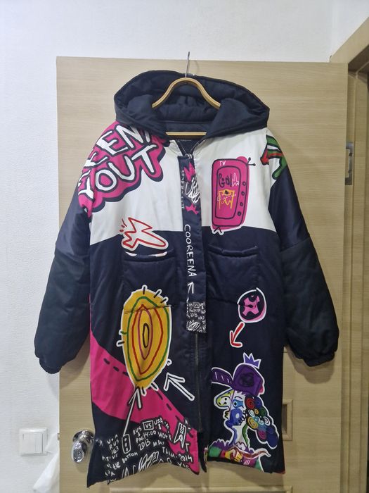 Продам стильную куртку, зима, р 40-46, цена 7 тыс ,