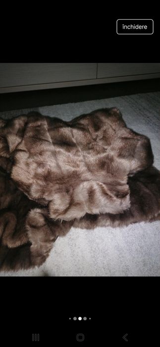 Haină de blană artificială