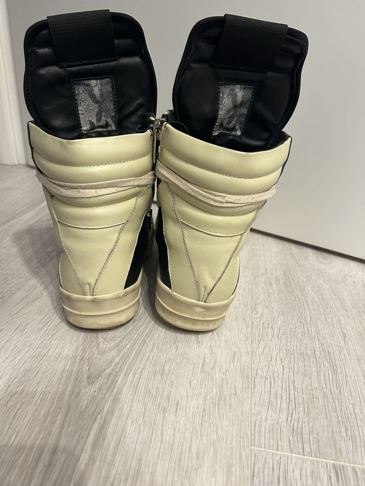 Rick Owens Geobaskets (nu raff simons, balenciaga, maison margiela)