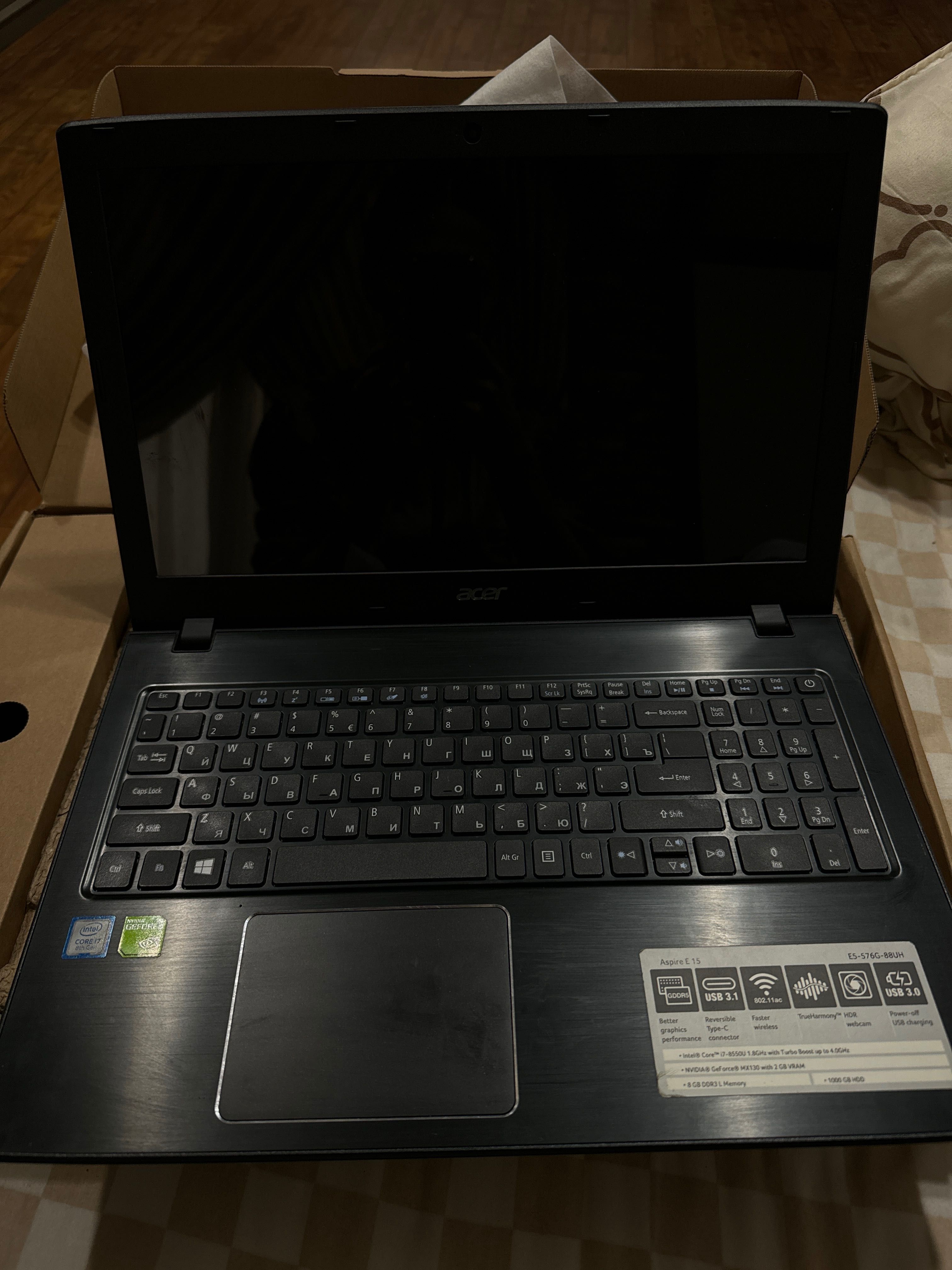 Notebook Acer aspire E 15