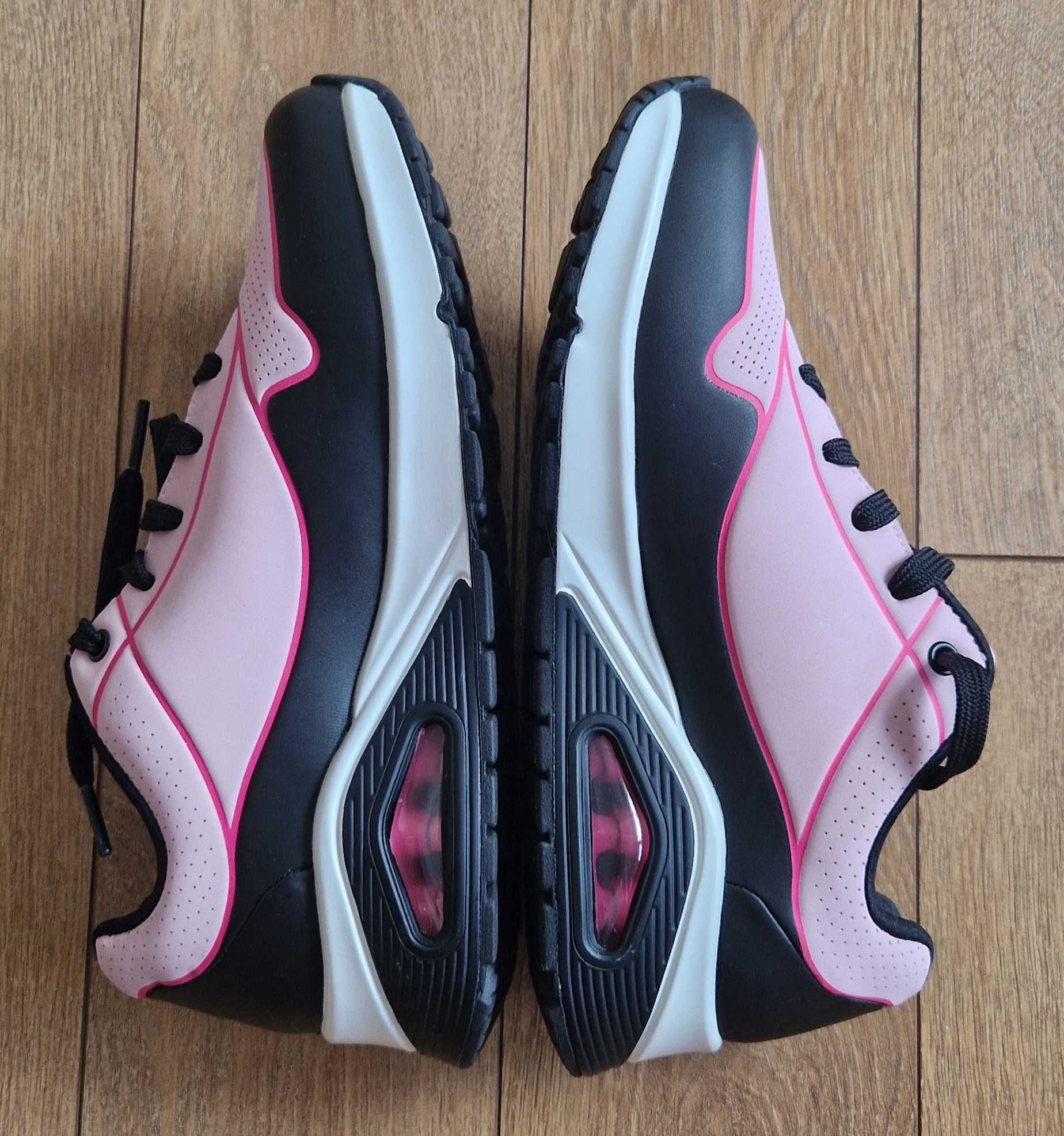 Дамски маратонки Skechers DVF, номер 38, розово-черни – стил и комфорт