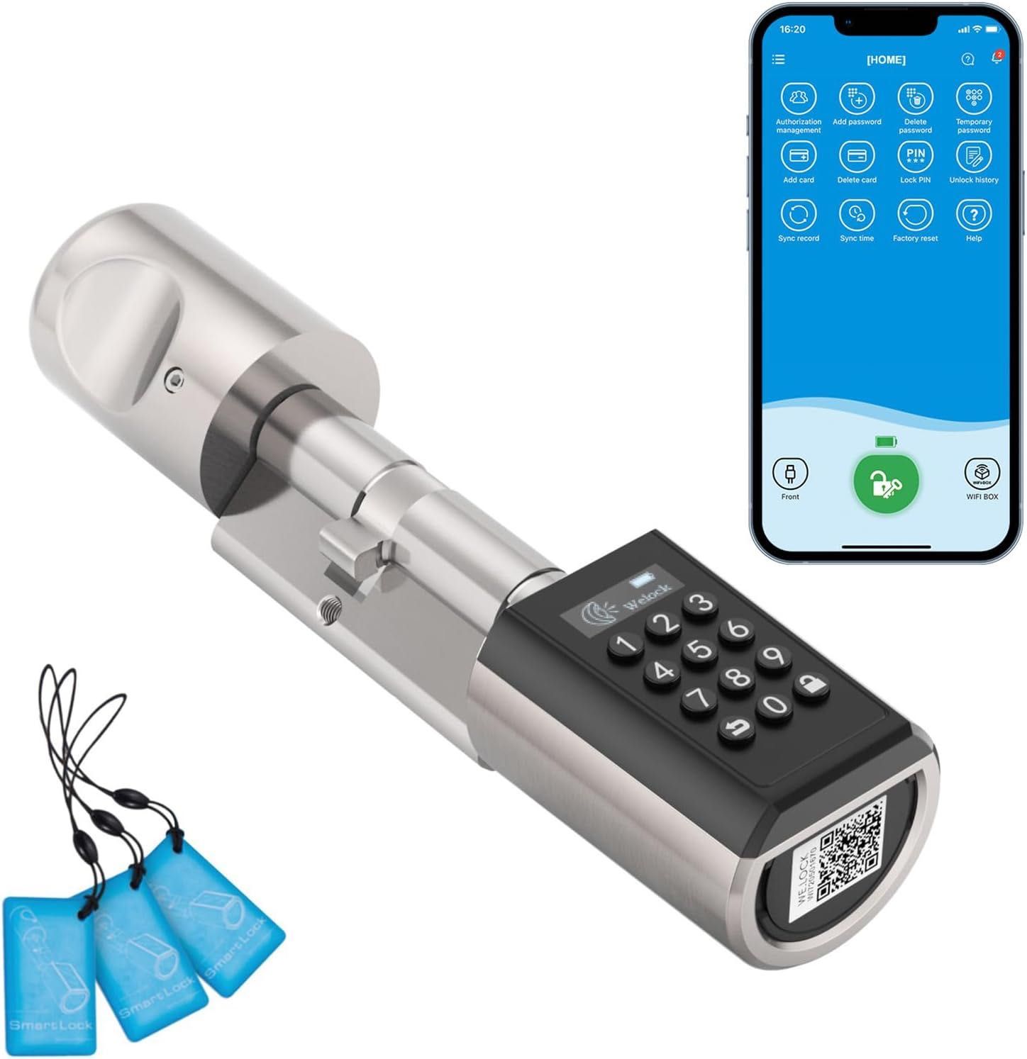 WE.LOCK Keyless Password and Bluetooth Smart Electronic Door Lock NOU