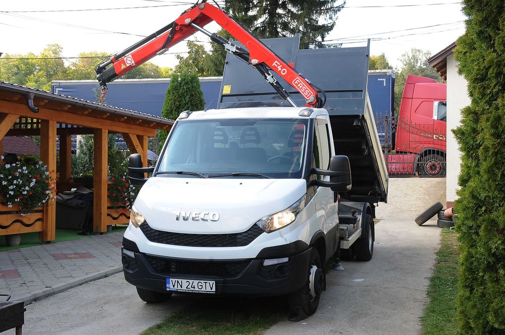 IVECO Daily 72C170 Basculabil/Cutie+Macara 2016 3.0HPi 170 CP AC cat.C