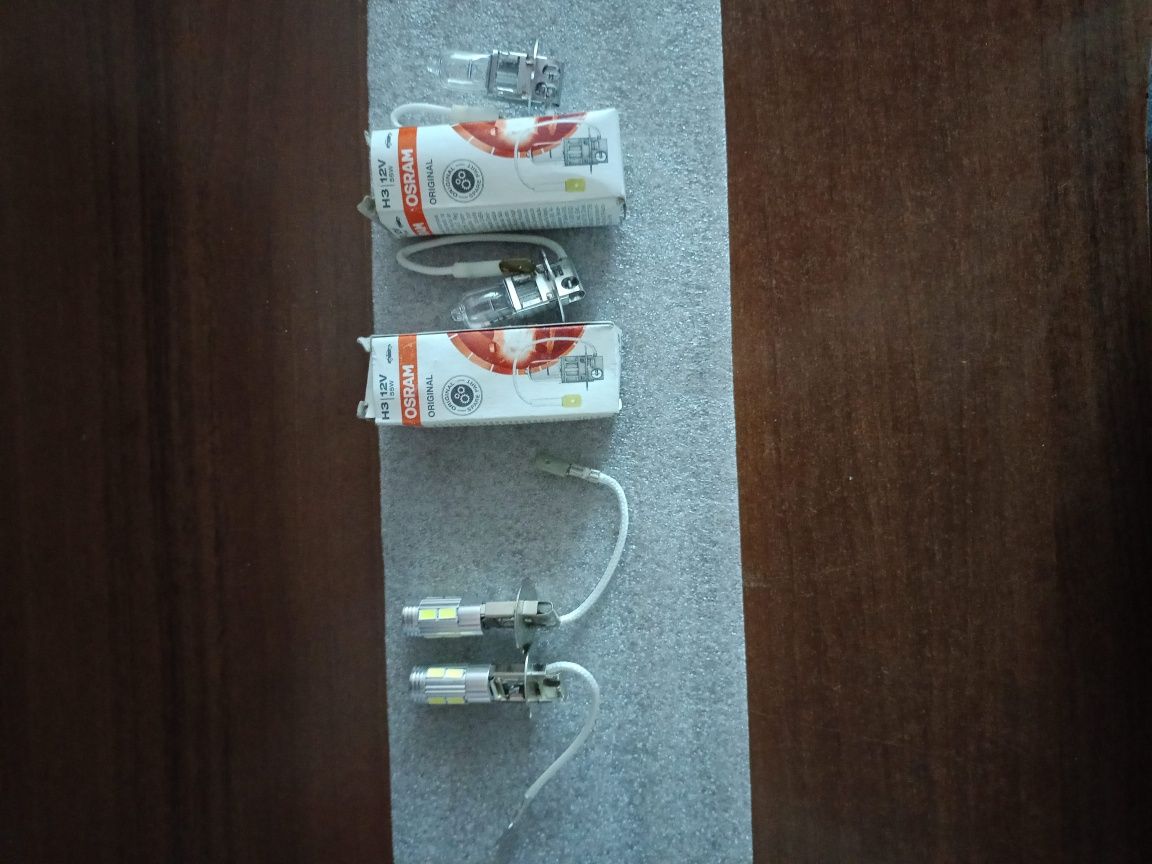 Лампы 12V, H3,OSRAM, диодные
