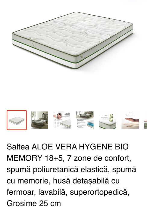 Saltea dormitor 160/200