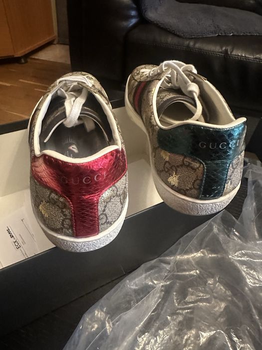 Продавам оригинални Gucci x Supreme мъжки обувки