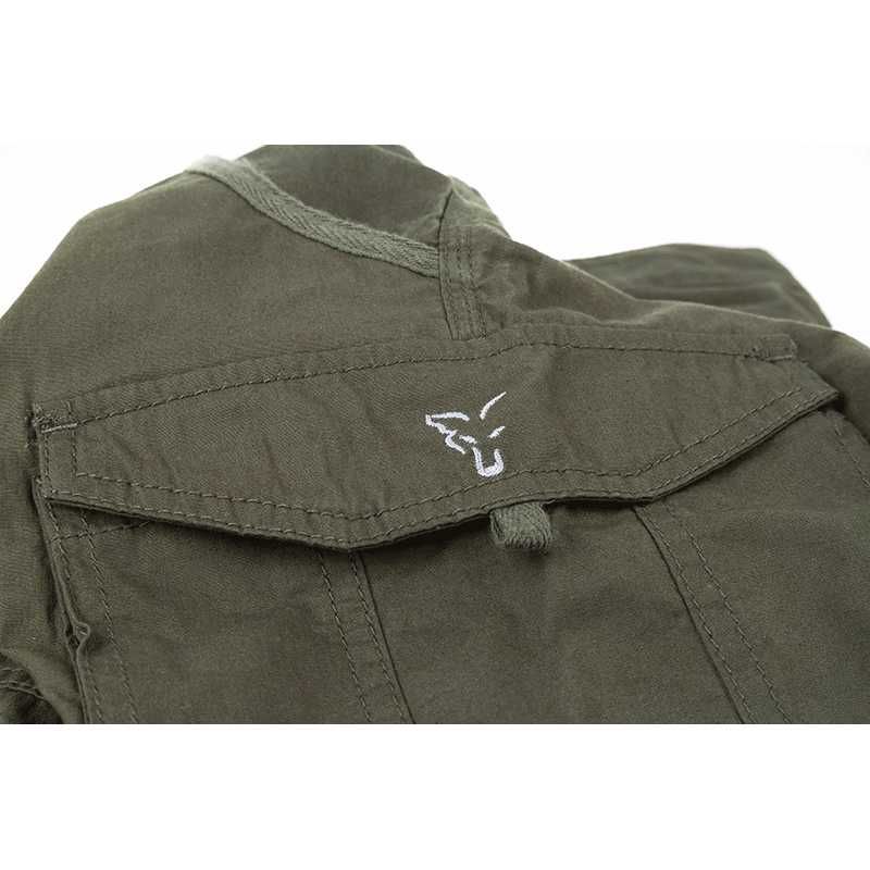 Къси панталони FOX COLLECTION Green & Silver Combat Shorts