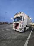 Vând sau schimb Scania euro 5 semiautomat+semiremorca prelată