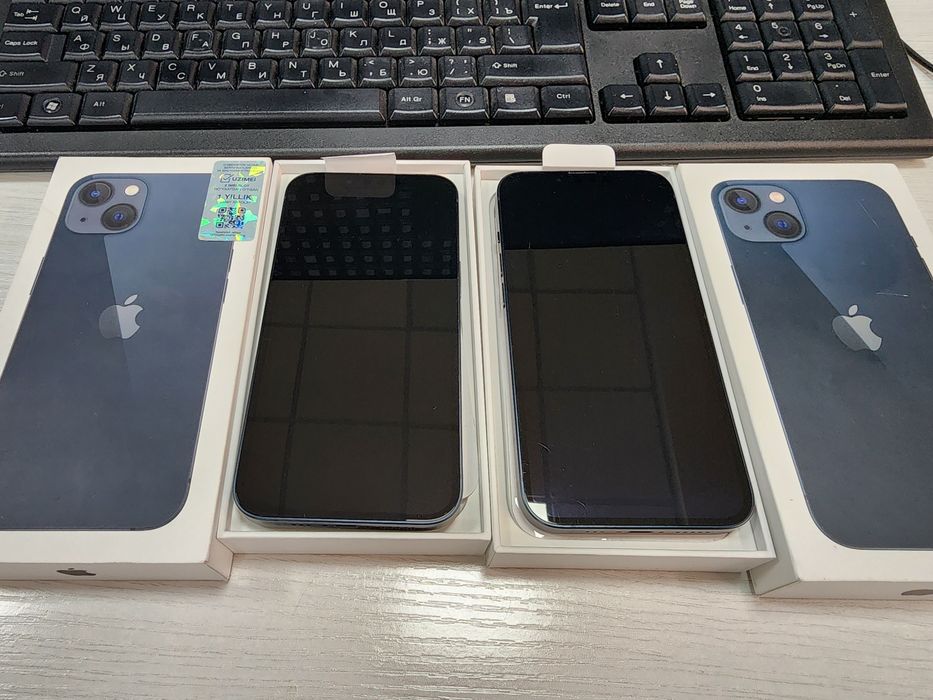 Iphone 13 LL/A Black Yangi pachti 128Gb bat 100% 1 oy ishlagan Toshken