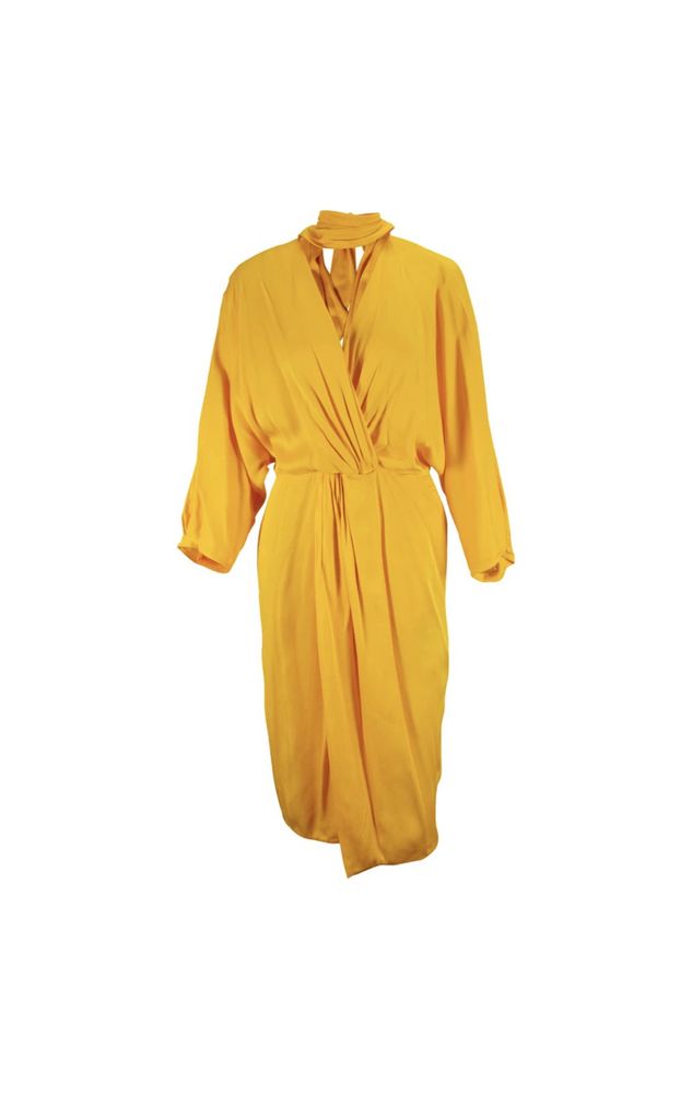 Жълта рокля Diane Von Furstenberg