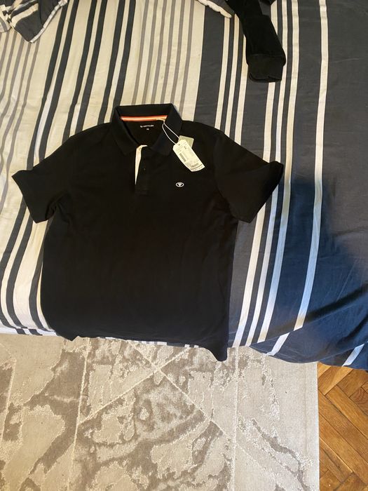 Тениска с яка Tom Tailor