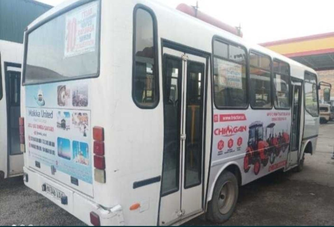 Avtobuslarda reklama/Реклама на автобусах /Автобусда реклама водийда