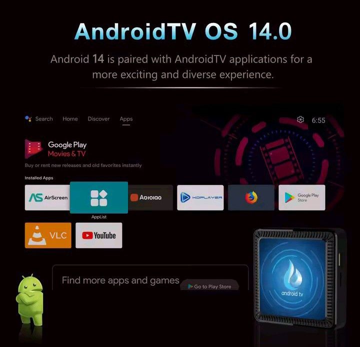 8/128Gb android Tv box
