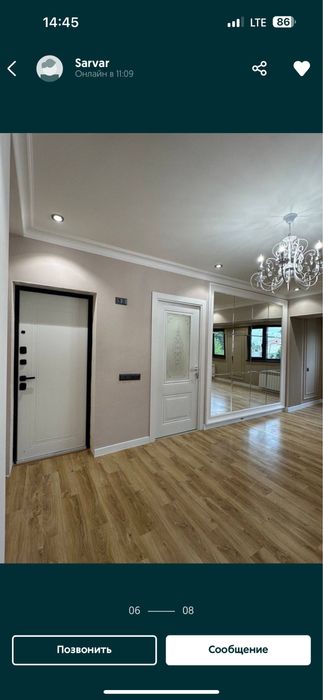 Квартира уй эгасидан сотилади лабзак 3 хона 110 квадрат