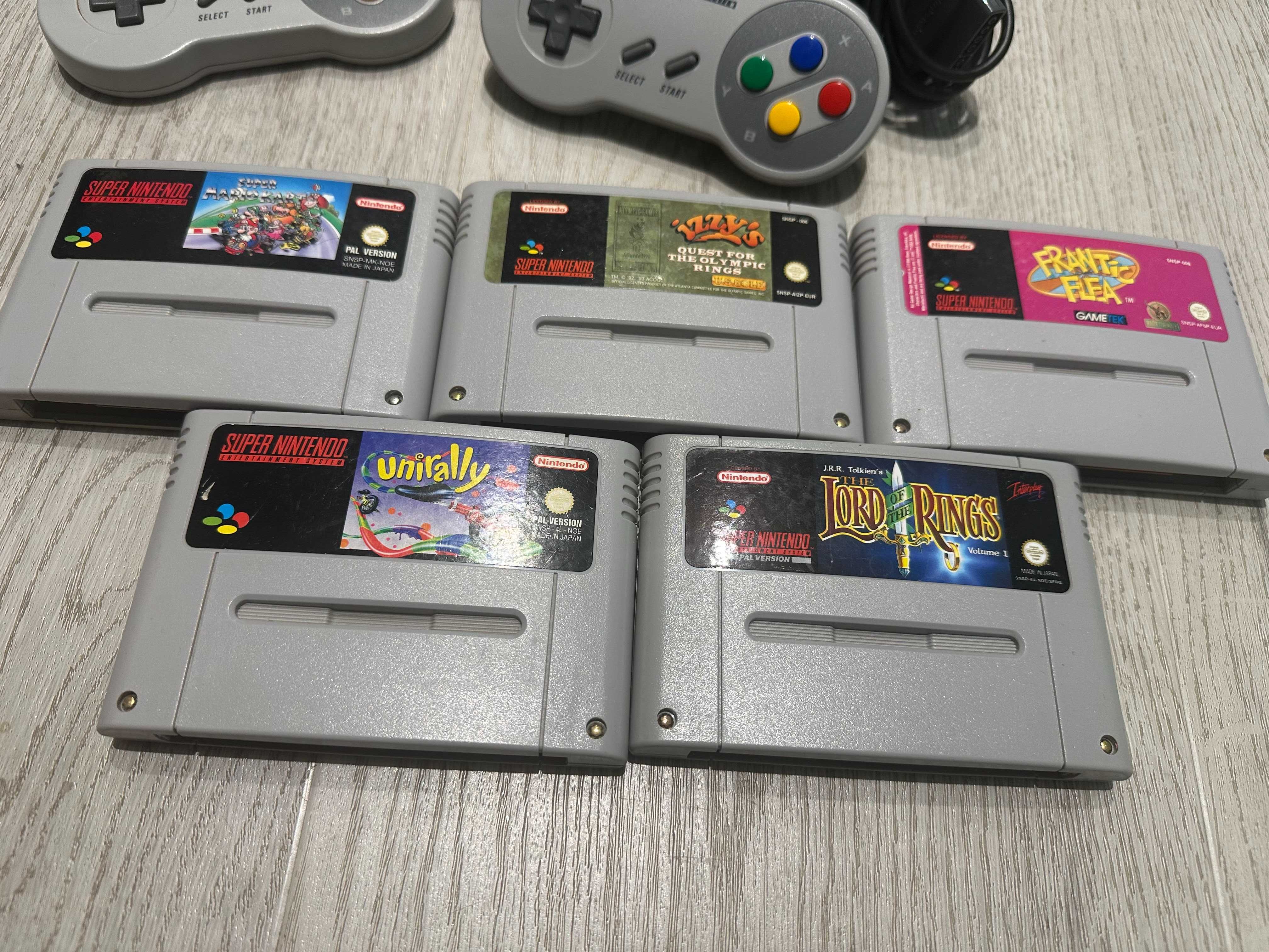 Nintendo SNES Super Nintendo Entertainment System 5 игри