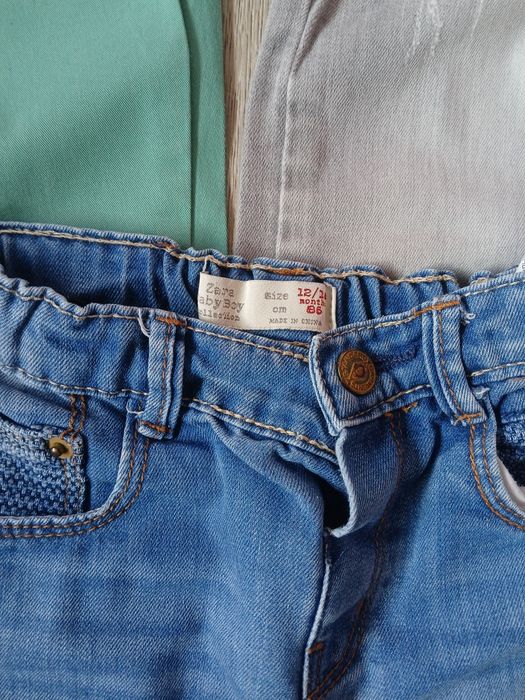 Лот Дънки Zara,h&m 9-12 месеца