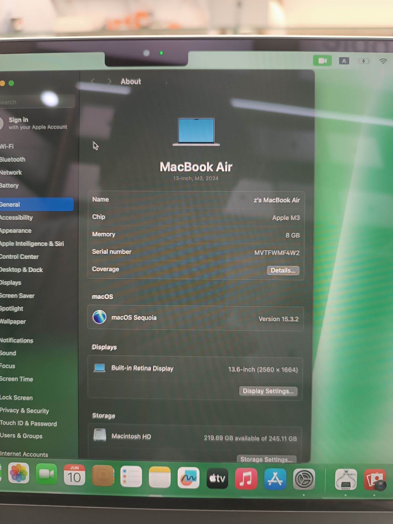 Macbook air Apple  M3