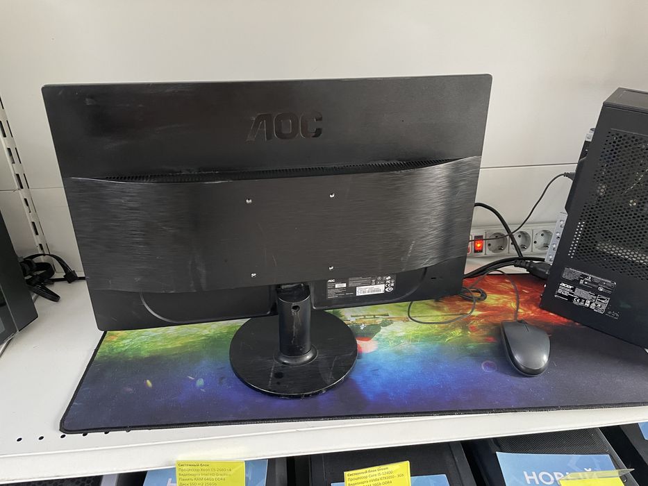 Монитор AOC, HDMI, DP, FullHD