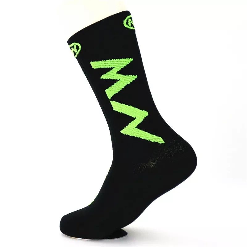 Sosete NORTHWAVE Extreme Air - Negru, Verde fluo