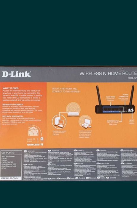 Vând router D-link 615