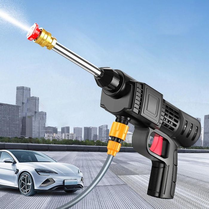 Водоструйка Безжичен пистолет за почистване на автомобил с 2 батерии и