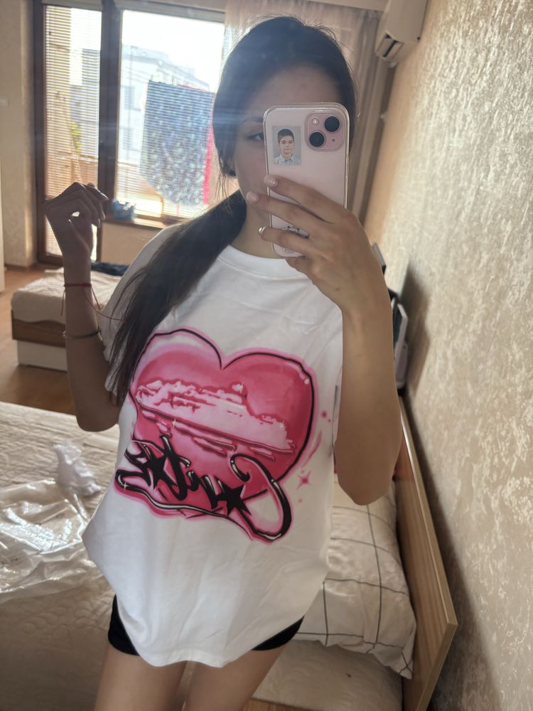 Corteiz Alcatraz Heart Tee White