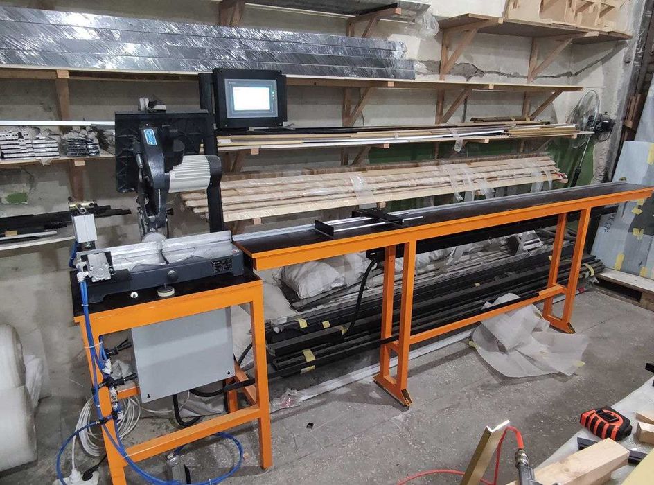 Линейка для производства пластиковых и алюминиевых окон