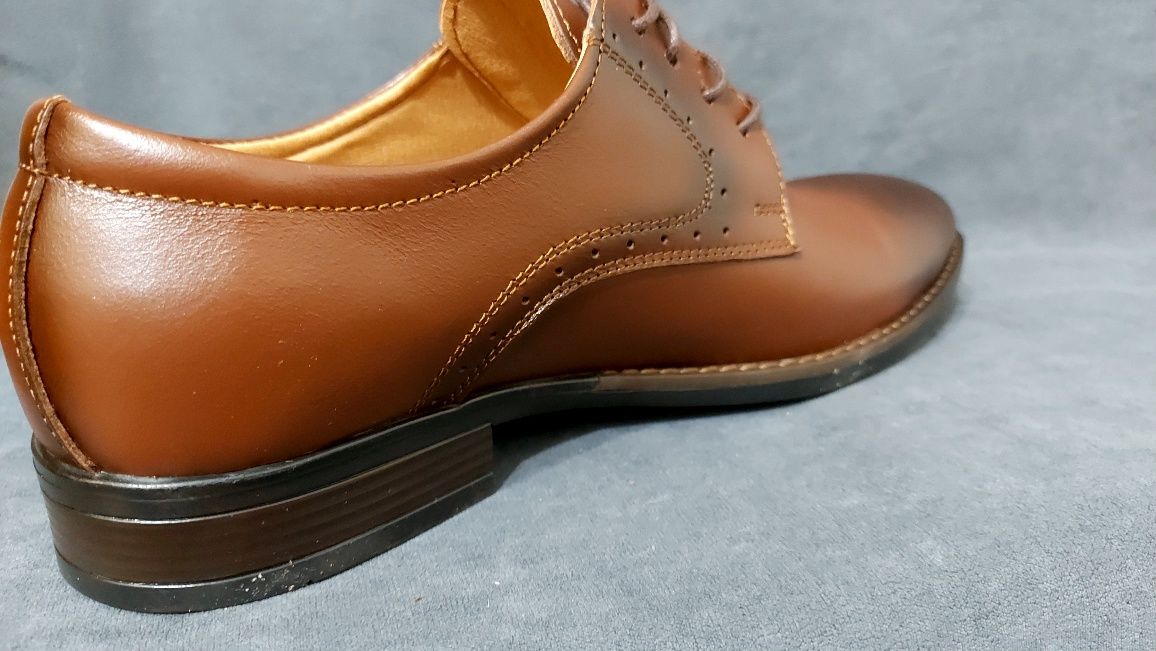 Pantofi bărbați model:301 maro, negru  piele naturala interior exterio