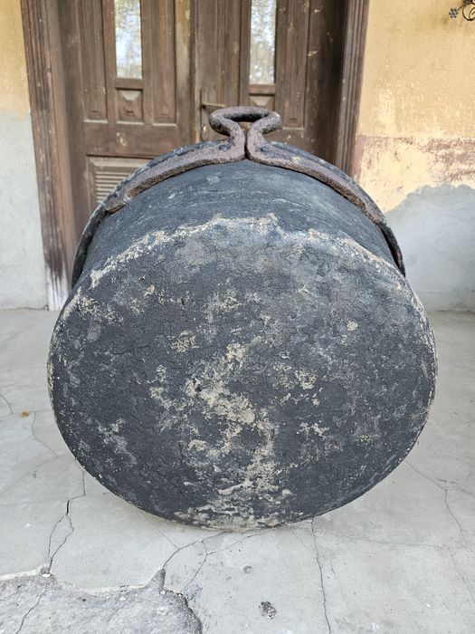 Cazan aramă de gatit vechi de peste 100 de ani