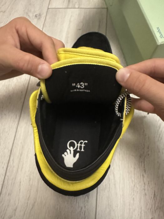 vand Off-White 3.0 yellow/black