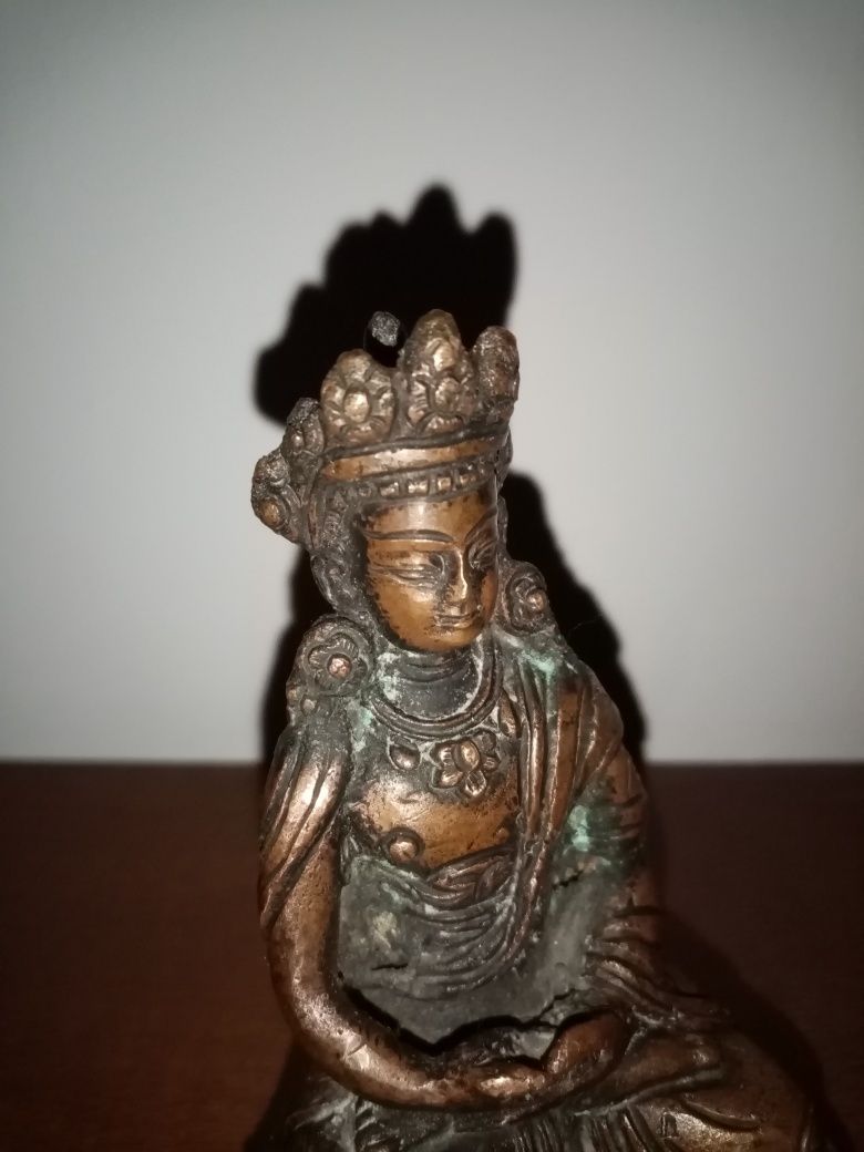 Superbe sculpturi asiatice din bronz piese colecție foarte vechi,stare